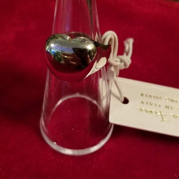 NWT Sterling silver puffy heart ring, size 5.5 - Picture 11 of 12